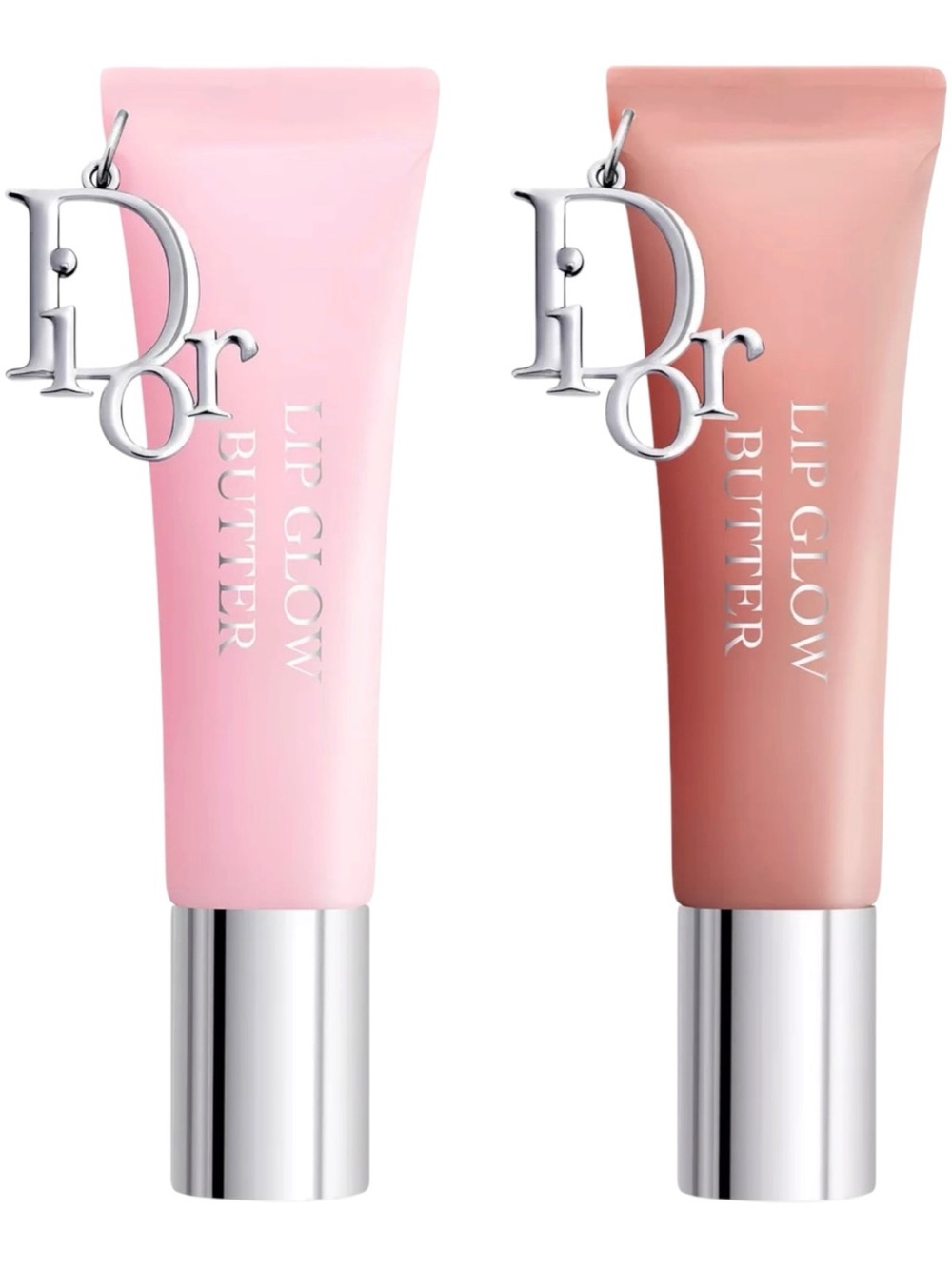 Dior Lip Glow Butter — Pink & Nude Hydrating Lip Butter Duo New No Boxes